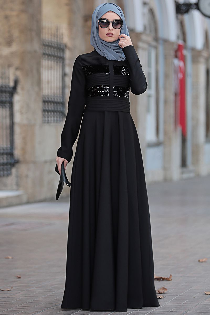 Dilah Elbise Siyah - Rana Zenn